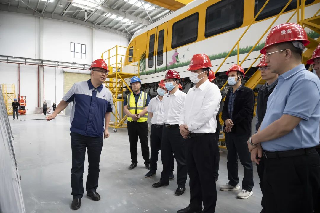 市委常委、常務(wù)副市長黃建平調(diào)研清遠(yuǎn)磁浮項(xiàng)目建設(shè)